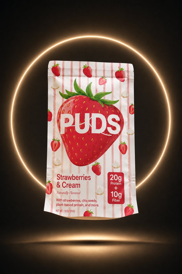 PUDS Strawberries & Cream pouch
